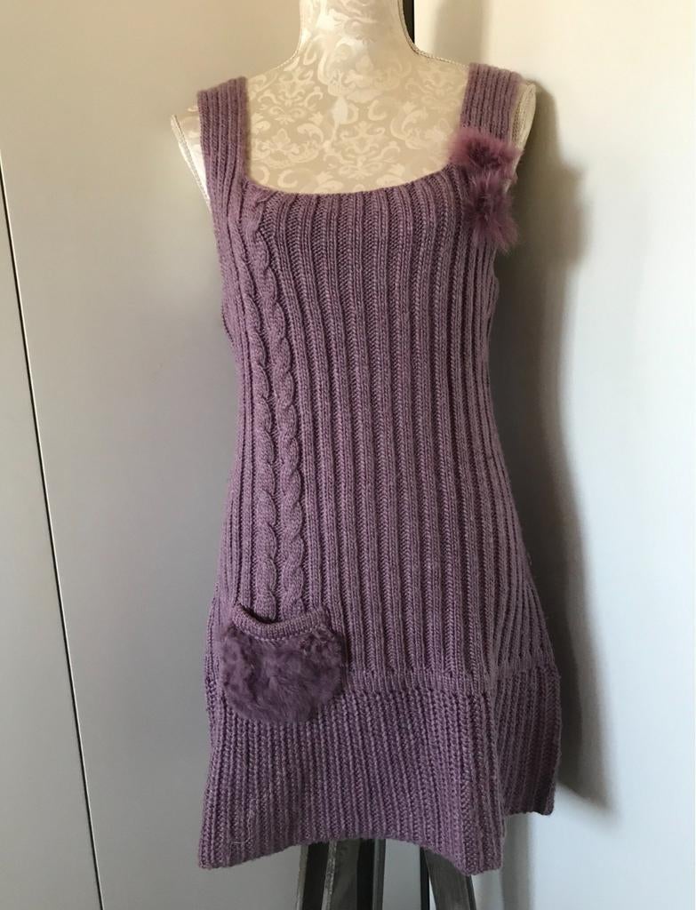 Gebreide Wollen Top/Jurkje, Kleding | Dames, Truien en Vesten, Ophalen of Verzenden, Zo goed als nieuw, Maat 38/40 (M), Overige kleuren