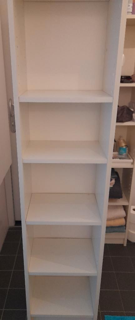Billy boekenkasten 2x, Huis en Inrichting, Kasten | Boekenkasten, Gebruikt, 50 tot 100 cm, 200 cm of meer, 25 tot 50 cm, Overige materialen