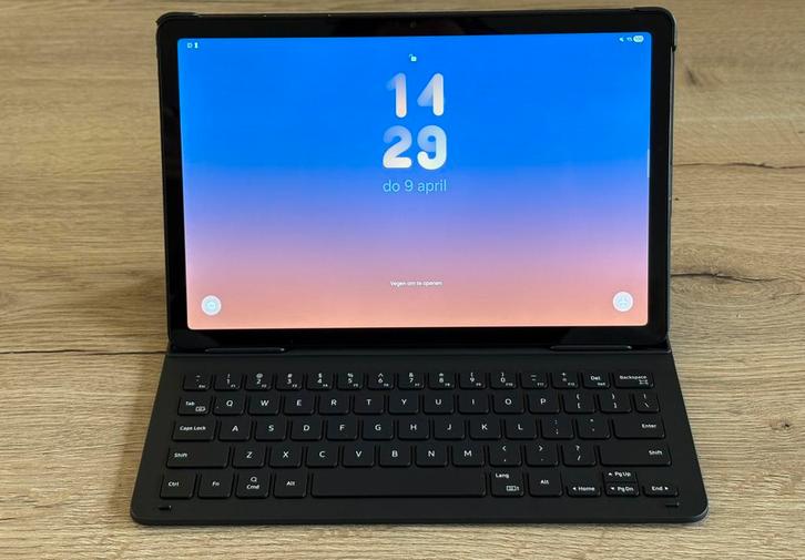 Galaxy tab A9+ plus orginele samsung toetsenbord/hoes, Computers en Software, Android Tablets, Zo goed als nieuw, Wi-Fi, 11 inch