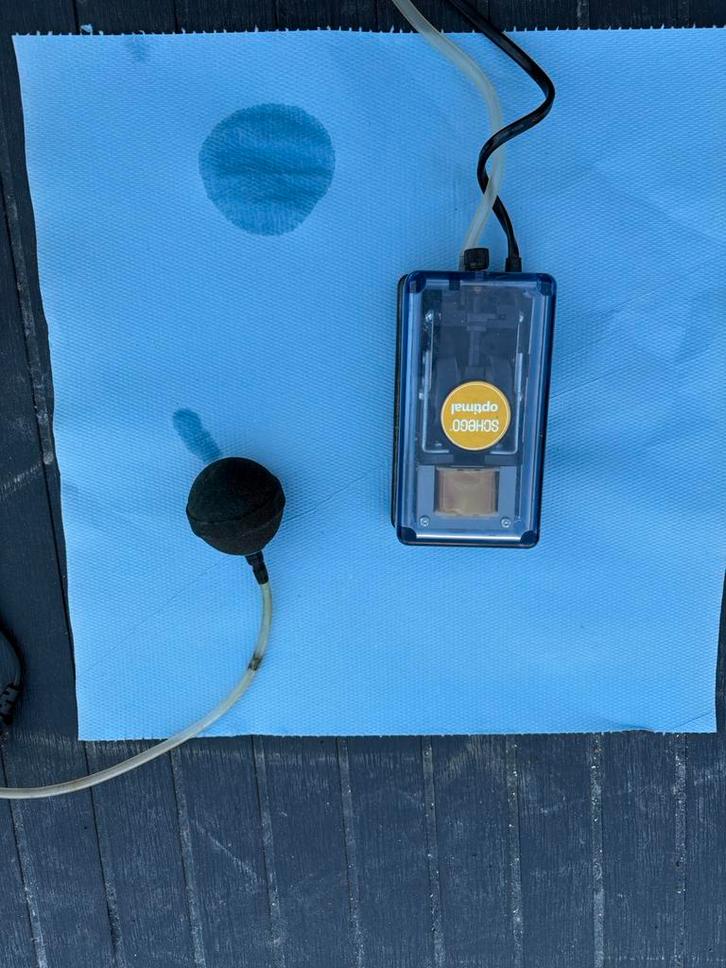 Schego Optimal Luchtpomp + Luchtsteen – Stil & Krachtig, Dieren en Toebehoren, Vissen | Aquaria en Toebehoren, Zo goed als nieuw