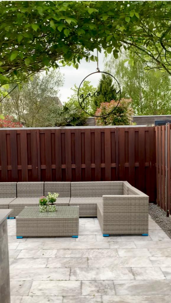 70m² Marmeren natuursteen terrastegels · Direct beschikbaar, Tuin en Terras, Tegels en Klinkers, Ophalen, Gebruikt, Terrastegels