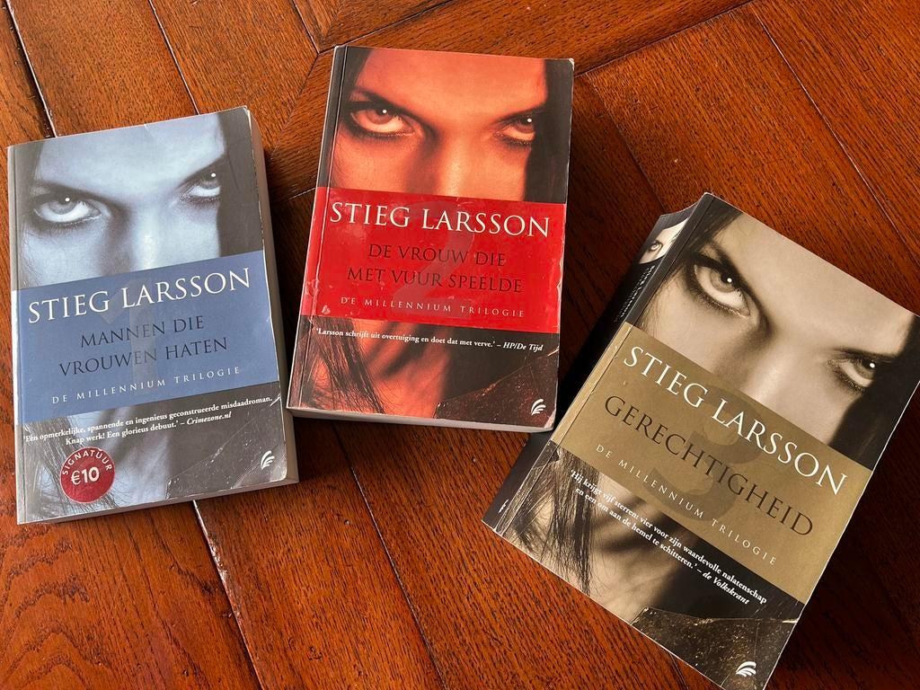 Stieg Larsson - Millennium Trilogie (3 boeken), Ophalen of Verzenden, Zo goed als nieuw