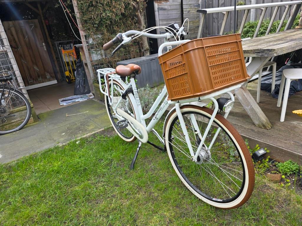 Gazelle Grace damesfiets wit, Versnellingen, Ophalen of Verzenden, Gazelle, 53 tot 56 cm
