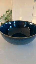 Nieuw Porto blauwe schaal 26cm, Ophalen, Zo goed als nieuw, Rond, Glas