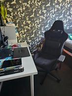 Zwarte gaming stoel met hoge rugleuning, Ophalen of Verzenden