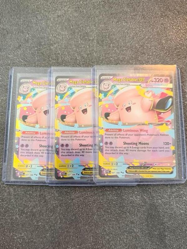 Mega Clefable EX Pokémon kaart 031/088, Ophalen of Verzenden, Nieuw, Losse kaart, Foil