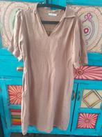 By-Bar cappucino zomerjurk maat S (oversized), By bar, Beige, Ophalen of Verzenden, Maat 36 (S)