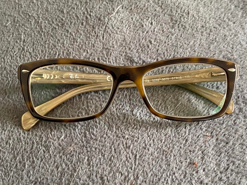 Ray-Ban. Bril op sterkte. 5255 - 5075. Schildpad / Tortoise., Sieraden, Tassen en Uiterlijk, Zonnebrillen en Brillen | Dames, Overige kleuren