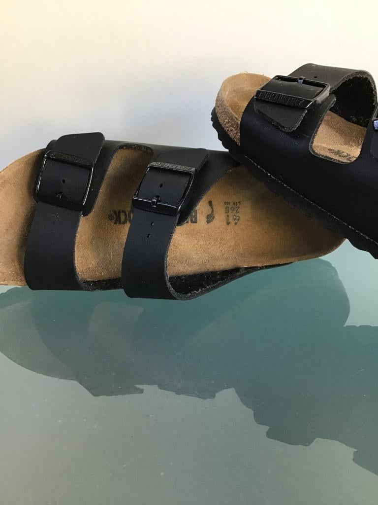 Birkenstock 41 | Nieuw Arizona zwart | Gratis verzenden, Slippers, Verzenden, Zwart, Nieuw
