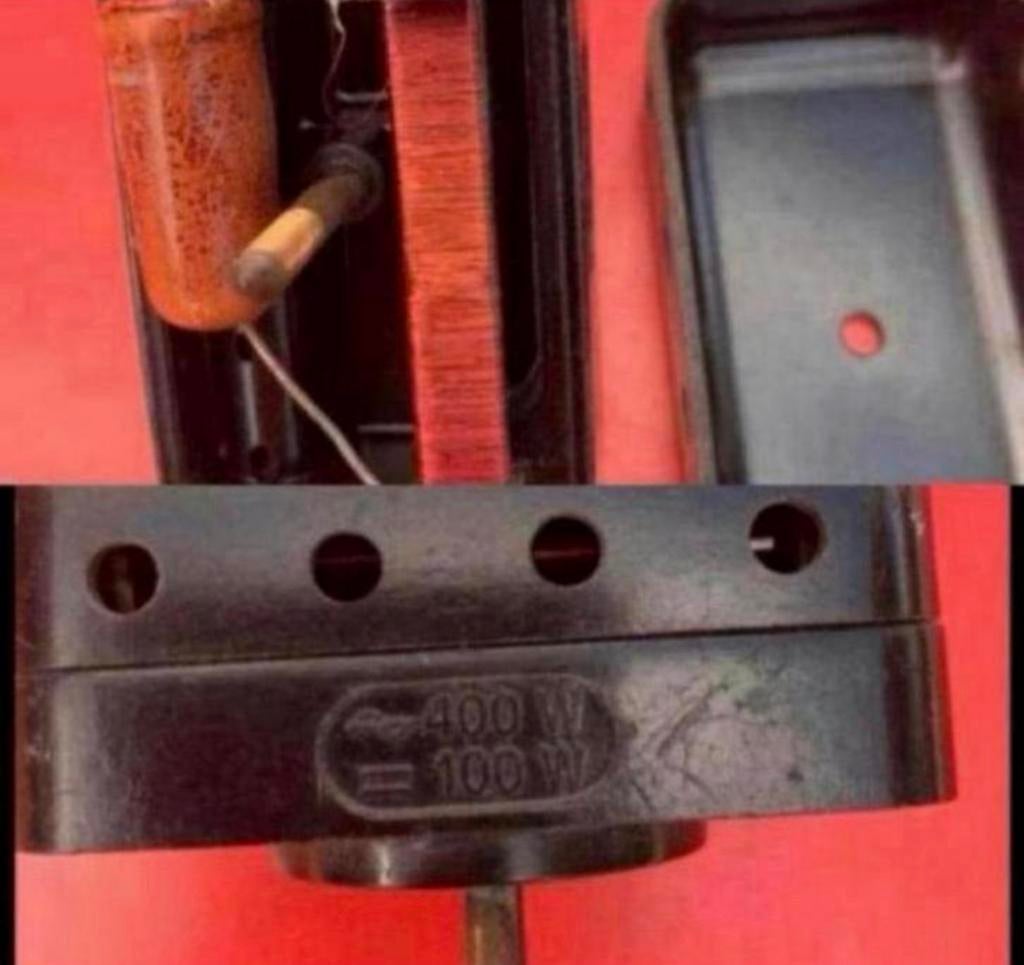 Vintage Omvormer in bakeliet behuizing 400W naar 100W, Ophalen of Verzenden