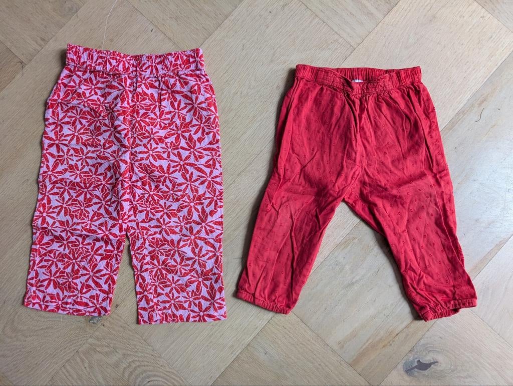 Broekjes meisje lente zomer maat 80, Kinderen en Baby's, Babykleding | Maat 80, Ophalen of Verzenden, Zo goed als nieuw, Meisje