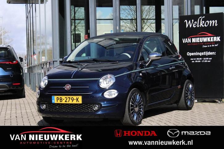 FIAT 500c TwinAir Turbo 105pk Riva, Auto's, Fiat, Bedrijf, Te koop, 500C, ABS, Airbags, Airconditioning, Boordcomputer, Centrale vergrendeling