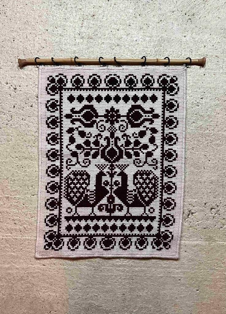 Wandkleed  geborduurd  89/69 cm, Huis en Inrichting, Woonaccessoires | Wanddecoraties, Gebruikt, Etten-Leur, DJT@dejuistetoon.eu