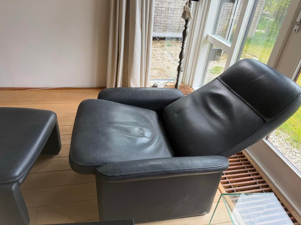 Aeris (voorheen Swopper)Duits merk designstoel met hocker, Gebruikt, Ergonomisch, Leer, Ophalen of Verzenden