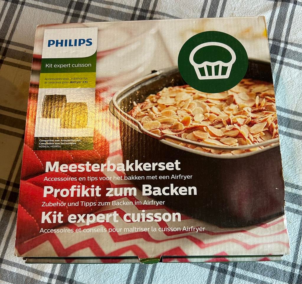 Airfryer bakvorm met rekje en cupcake vormpjes, Ophalen of Verzenden, Nieuw, Airfryer XXL