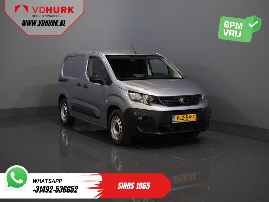 Peugeot e-Partner 50 kWh 280 km WLTP Snellader/ 3 Pers/ Stan, Gebruikt, Origineel Nederlands, Parkeersensor, 450 min
