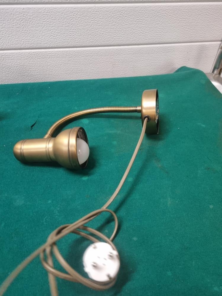 bureau lamp man kwong messing buigzaam, Huis en Inrichting, Lampen | Overige, Ophalen of Verzenden, 'T Olde Gre-j, Info@toldegrej.nl