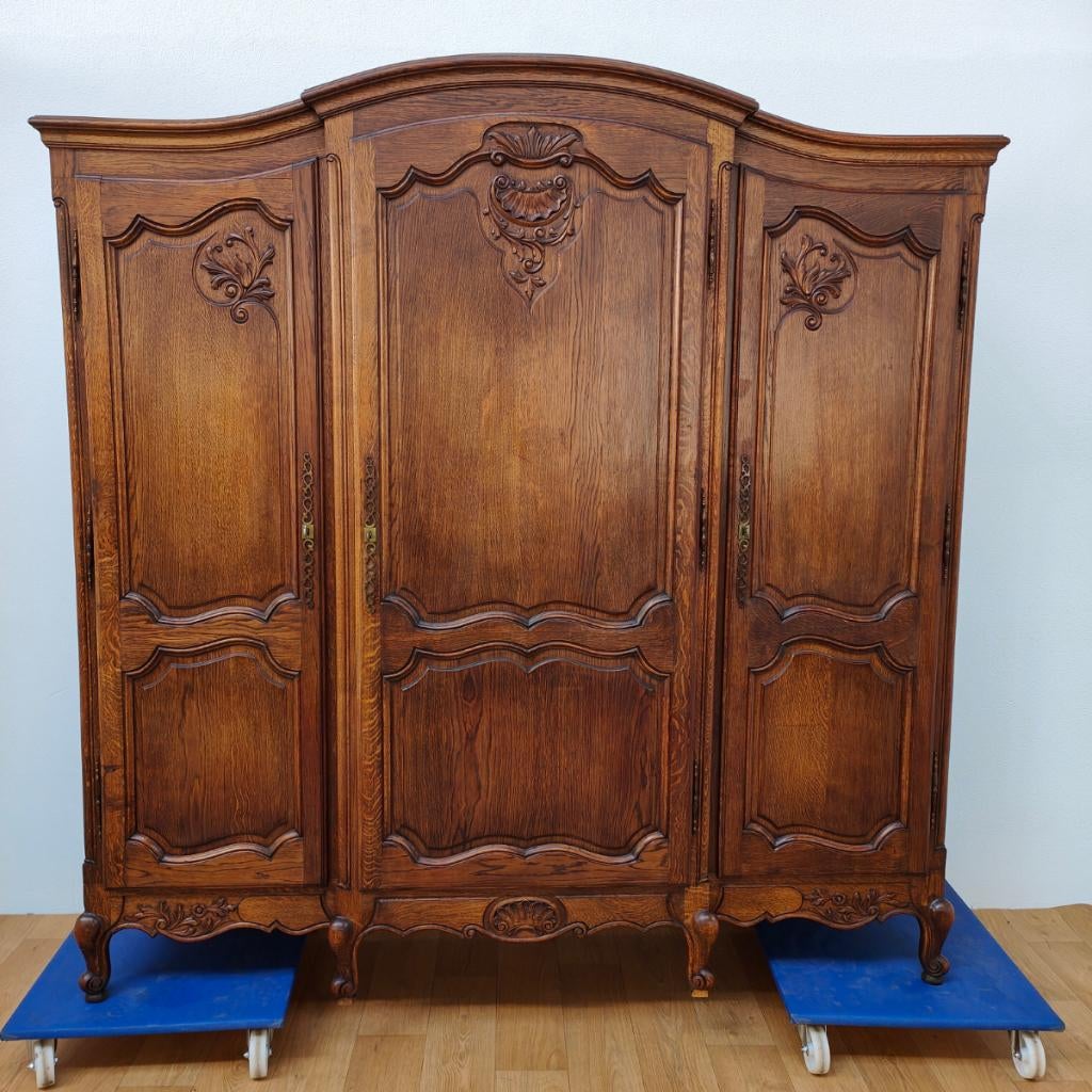 Vintage kledingkast garderobekast kleerkast demontabel 805, Met deur(en), Valkenswaard, Gebruikt, 100 tot 150 cm