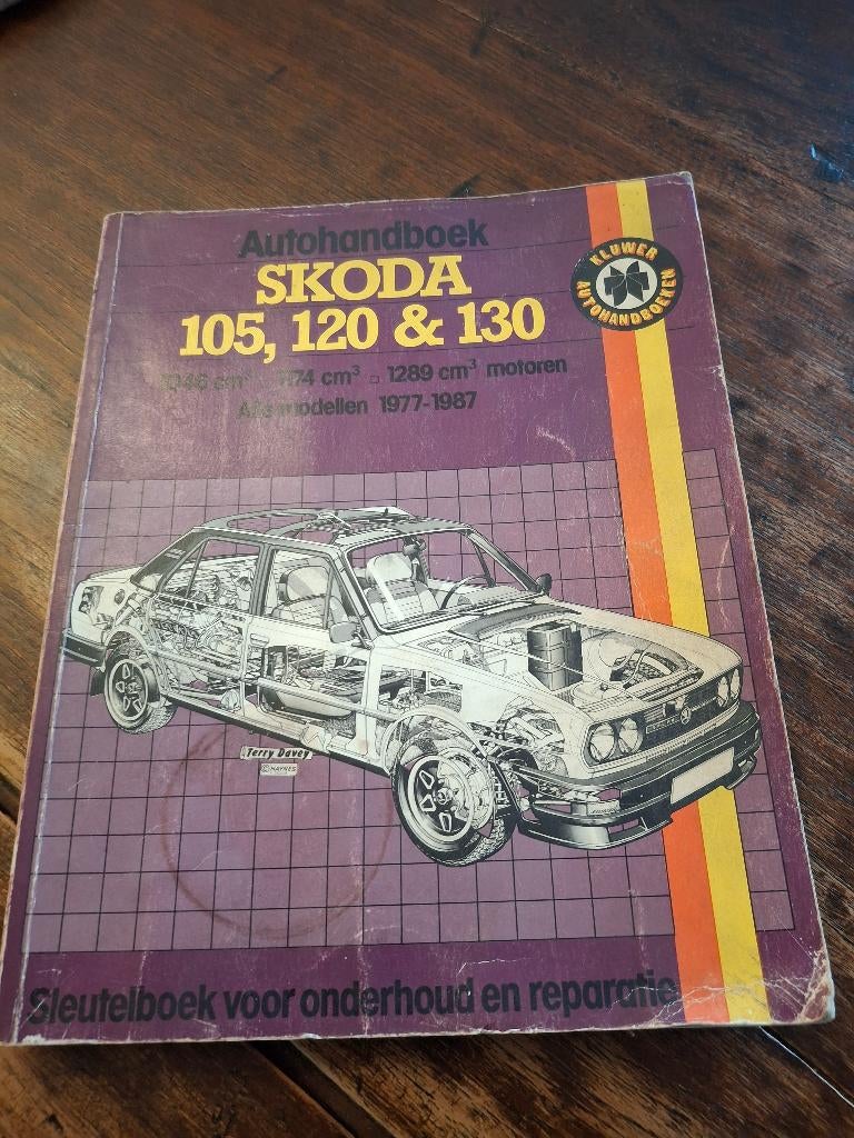 autohandboek Skoda 105, 120 & 130 zie foto's/omschrijving, Auto diversen, Handleidingen en Instructieboekjes, Ophalen of Verzenden
