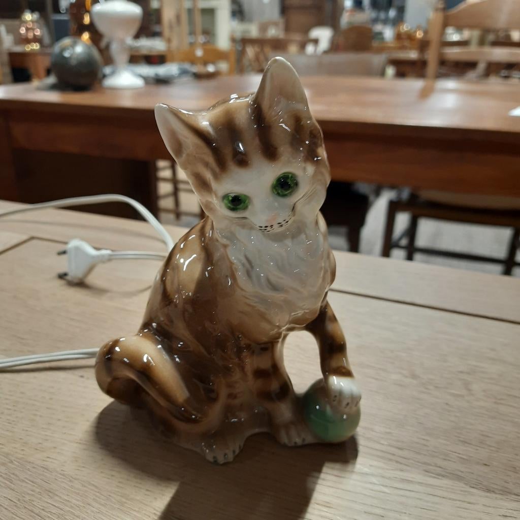 Vintage Wagner & Apel aroma parfum kattenlampje., Ophalen of Verzenden, Zo goed als nieuw, Vintage, Minder dan 50 cm