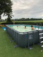Intex Ultra XTR Frame Zwembad 732 x 366 met zoutwatersysteem, Tuin en Terras, Zwembaden, Gebruikt, 300 cm of meer, Rechthoekig