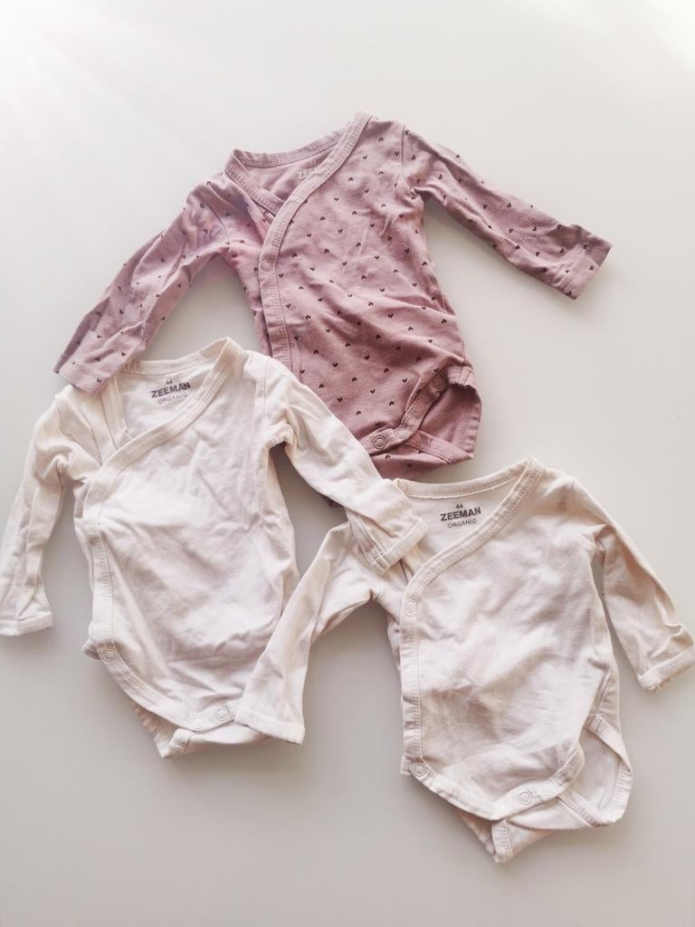 Maat 44 newborn prematuur rompers baby zeeman, Kinderen en Baby's, Babykleding | Prematuur, Ophalen of Verzenden, Jongetje of Meisje