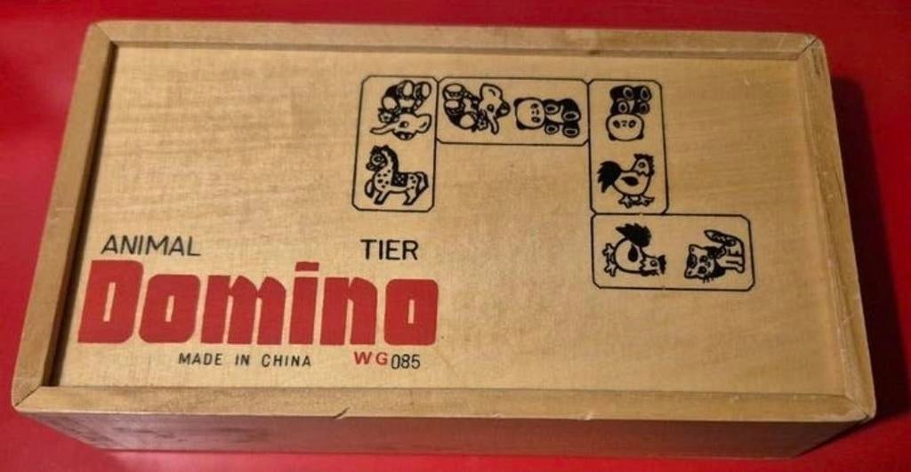 Houten Domino spel, Ophalen of Verzenden, Gebruikt