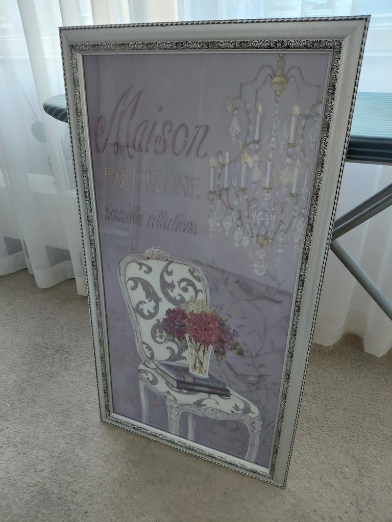 Schilderij 'Maison Parisienne' - 110x60 cm, Ophalen