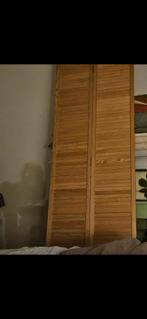 4 dubbele louvredeuren, Doe-het-zelf en Verbouw, Deuren en Horren, Ophalen, 120 cm of meer, Garagedeur, 200 tot 215 cm