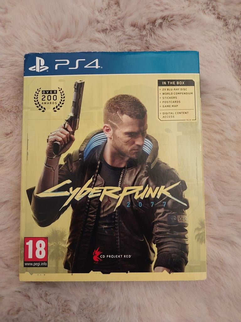 Cyberpunk 2077 PS4 Day One Edition - Speciale Uitgave, Ophalen of Verzenden, Zo goed als nieuw, Met 1 controller, Original