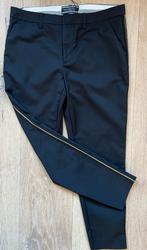 Broek zwart/goud maat L Freequent, Kleding | Dames, Broeken en Pantalons, Ophalen of Verzenden, Zo goed als nieuw, Zwart, Lang