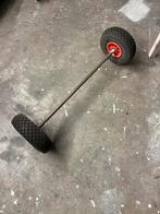 Nieuwe Wielas met luchtbanden voor transportkar/steekwagen, Ophalen of Verzenden, Gebruikt, Overige typen