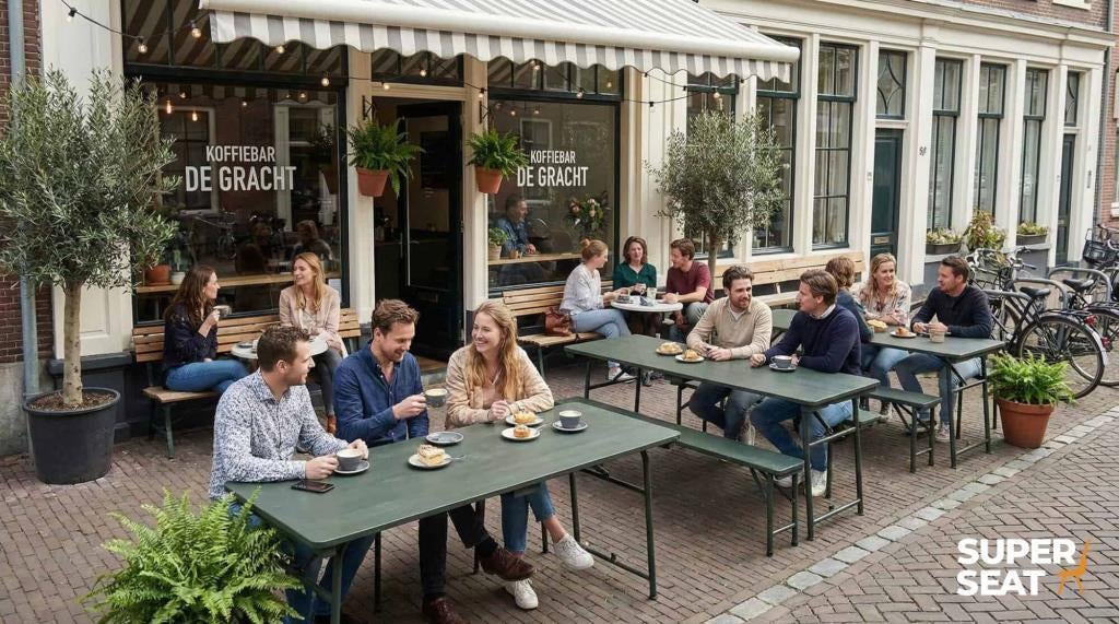 250x Leger klaptafels, houten legertafel, veldtafels  845, Gebruikt, 200 cm of meer, Ophalen of Verzenden, 25 tot 50 cm