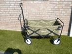Groene opvouwbare bolderkar, Ophalen, Opvouwbaar, Zo goed als nieuw