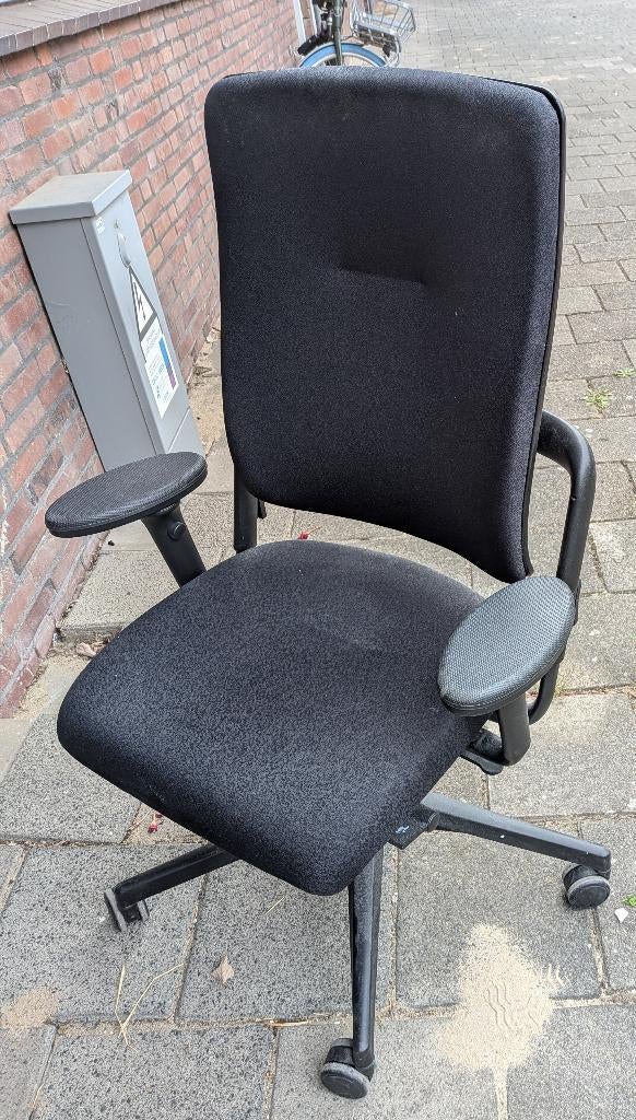ergonomic chair, Balstoel, Verzenden, Zwart, Zo goed als nieuw