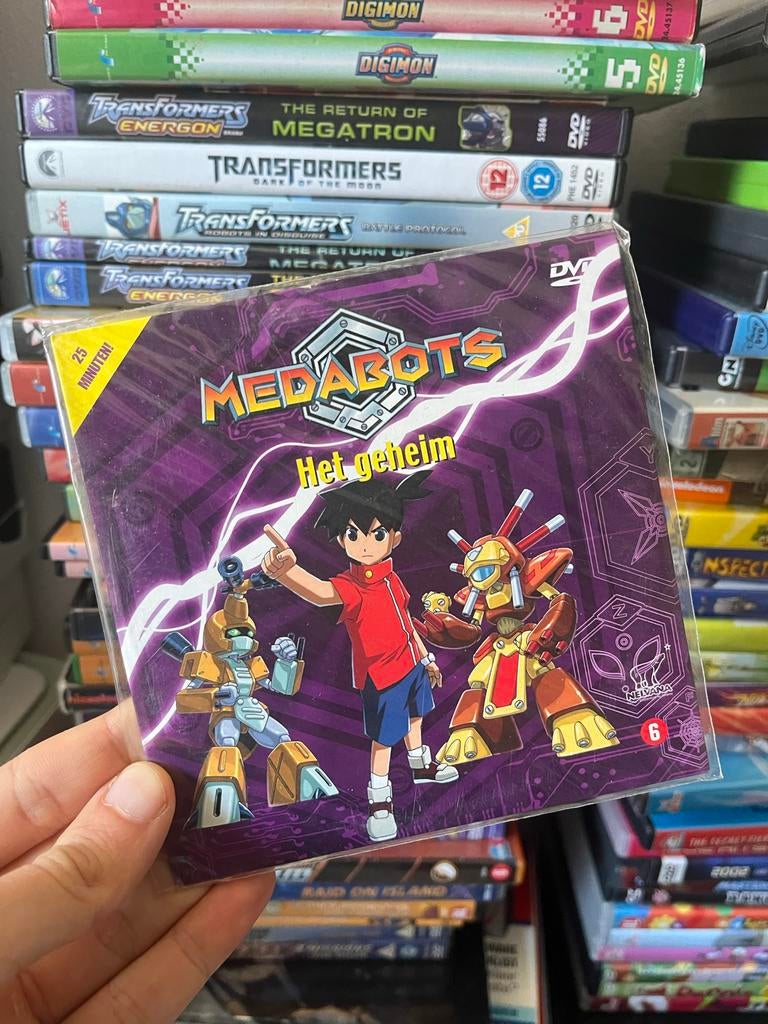 Medabots - Het Geheim (DVD) ongeopend, Cd's en Dvd's, Avontuur, Ophalen of Verzenden, Vanaf 6 jaar, Tv fictie