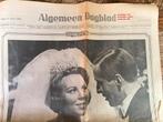 Krant Algemeen dagblad  11 maart 1966 ,  Beatrix en Claus, Ophalen of Verzenden, Gebruikt, Nederland, Tijdschrift of Boek