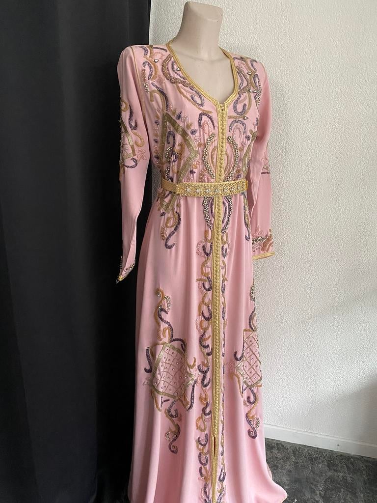 Caftan Marokkaanse jurk, Kleding | Dames, Gelegenheidskleding, Ophalen of Verzenden, Zo goed als nieuw, Maat 38/40 (M), Overige typen