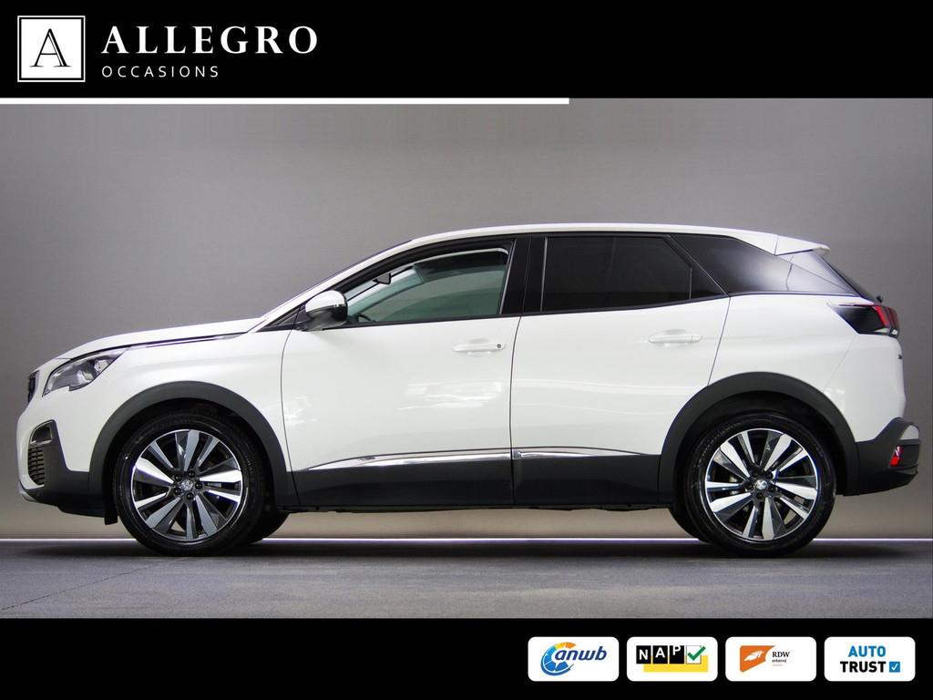 Peugeot 3008 1.2 PureTech Blue Lease Premium (APPLE CARPLAY, Gebruikt, 1199 cc, Leder en Stof, Wit