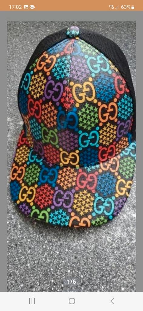 Gucci pet gelimiteerde editie., Kleding | Dames, Hoeden en Petten, Zo goed als nieuw, Pet, One size fits all, Ophalen of Verzenden
