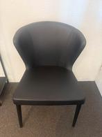 6 mooie zwart lederen stoelen in nieuwstaat, Huis en Inrichting, Stoelen, Ophalen, Zo goed als nieuw, Vier
