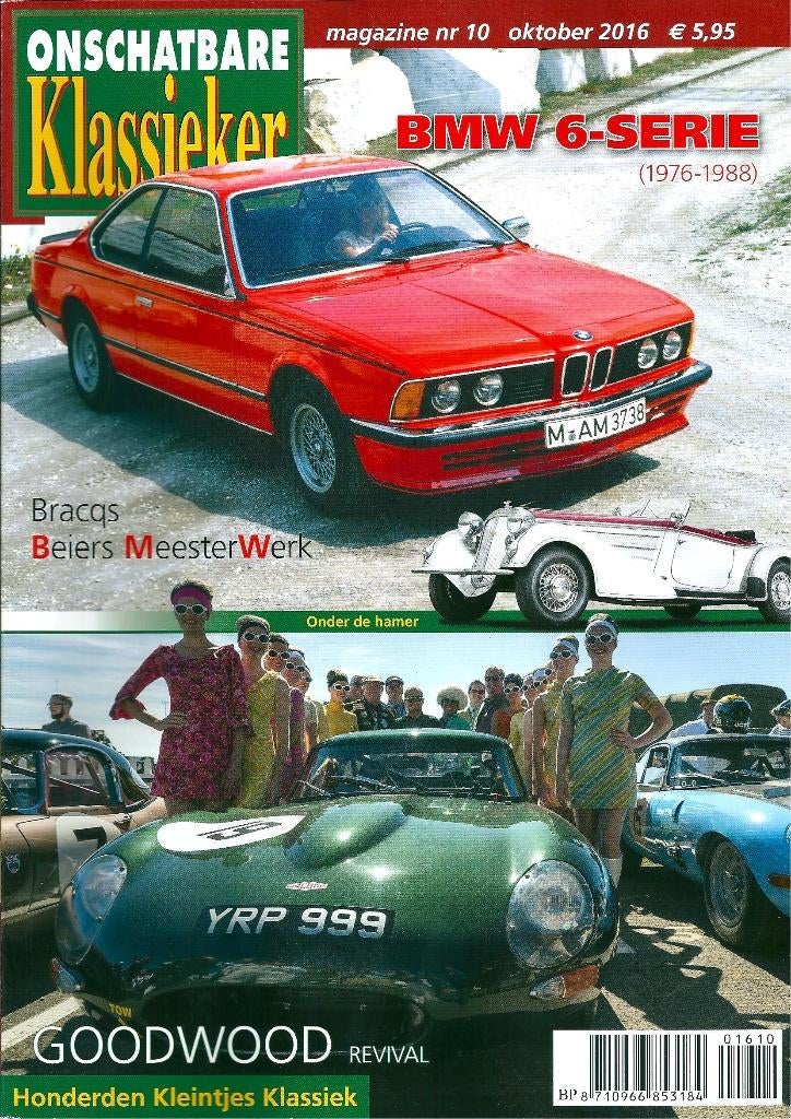 Onschatbare Klassieker reportage BMW 6 serie, Ophalen of Verzenden, Gelezen, BMW
