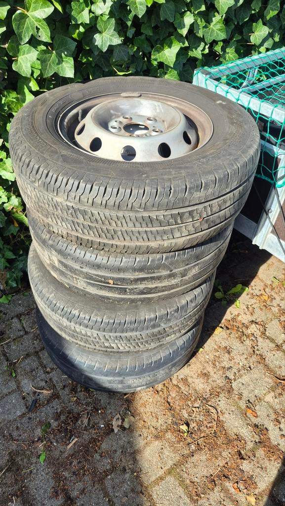 Velgenset Citroën Jumper 15 inch 5x118, Ophalen, Gebruikt