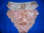 2 satijn slipjes, Kleding | Dames, Verzenden, Overige kleuren, Slip