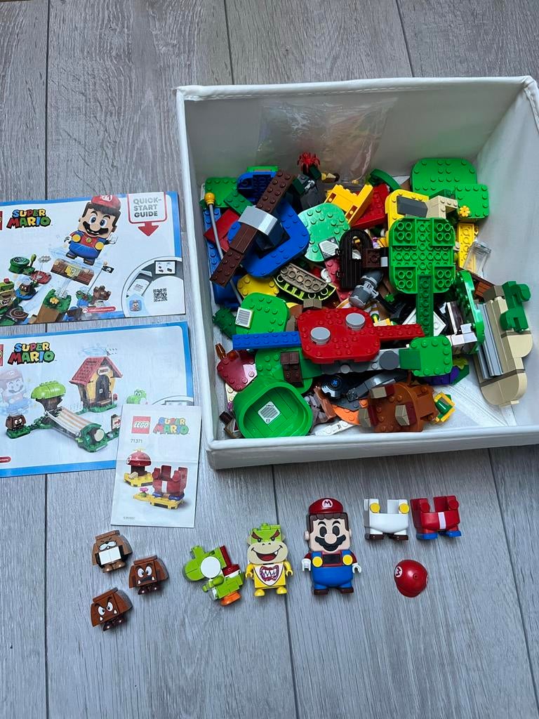 Lego Super Mario set met figuren en handleidingen, Ophalen of Verzenden, Gebruikt, Complete set, Lego