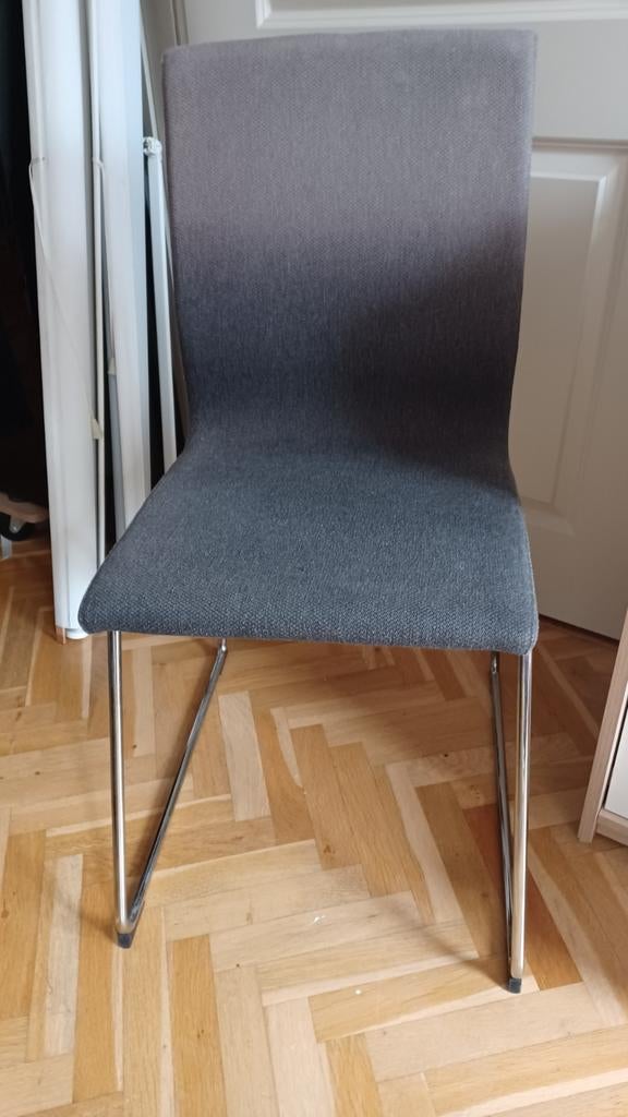 IKEA Volfgang stoel donkergrijs antraciet, Ophalen, Gebruikt, Eén, Modern