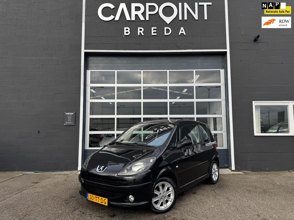 Peugeot 1007 1.6-16V Sporty AUTOMAAT, CLIMA, APK, NAP, Gebruikt, 4 cilinders, 4 stoelen, Zwart