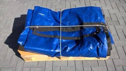 Soepel grijs PVC dekkleed dekzeil in vele maten/ogen 50 cm!!, Ophalen, Nieuw, 15 m² of meer, Zeil