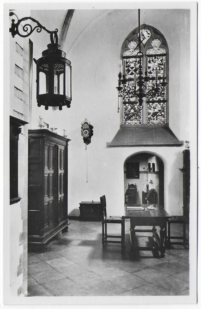 Haarlem Bavo Kerk Interieur Ongelopen Ansichtkaart ( B6974, Ophalen of Verzenden, 1960 tot 1980, Ongelopen, Noord-Holland