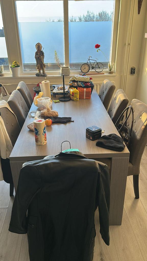 Tafel en stoelen, Ophalen of Verzenden, Zo goed als nieuw